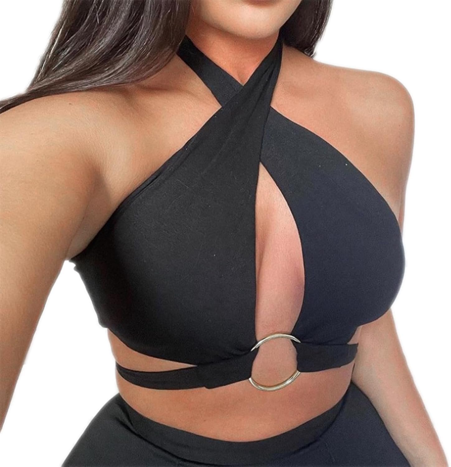 Bikini top met halternek