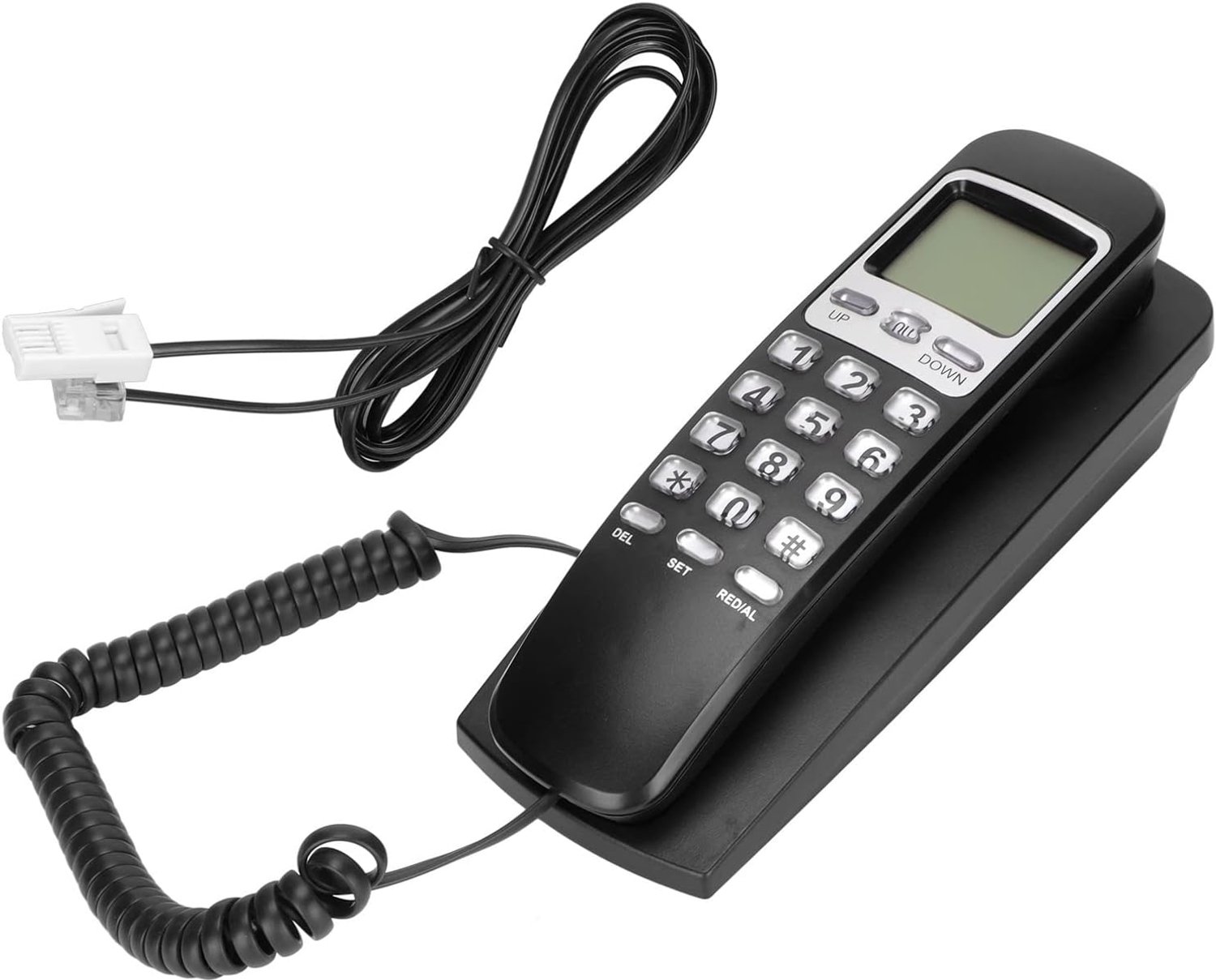Vaste Wandtelefoon - LCD-display - Nummerherkenning en flitsfunctie - Handig voor dagelijks gebruik - ServiceTopper