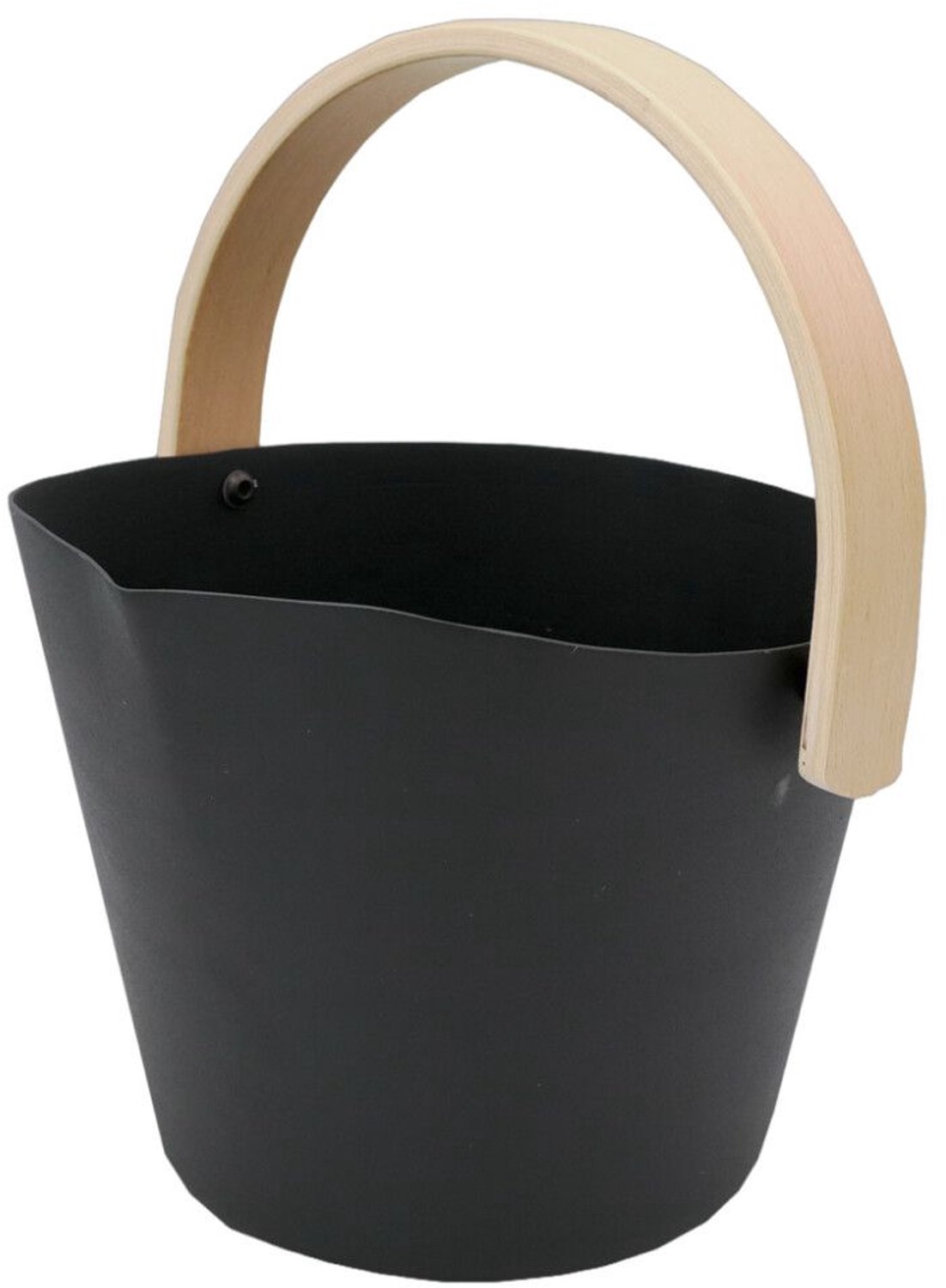 Saunia - Sauna emmer met giettuit - Zwartmat 6L