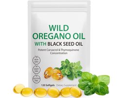 Oregano- en zwarte zaadolie capsules, 120 stuks
