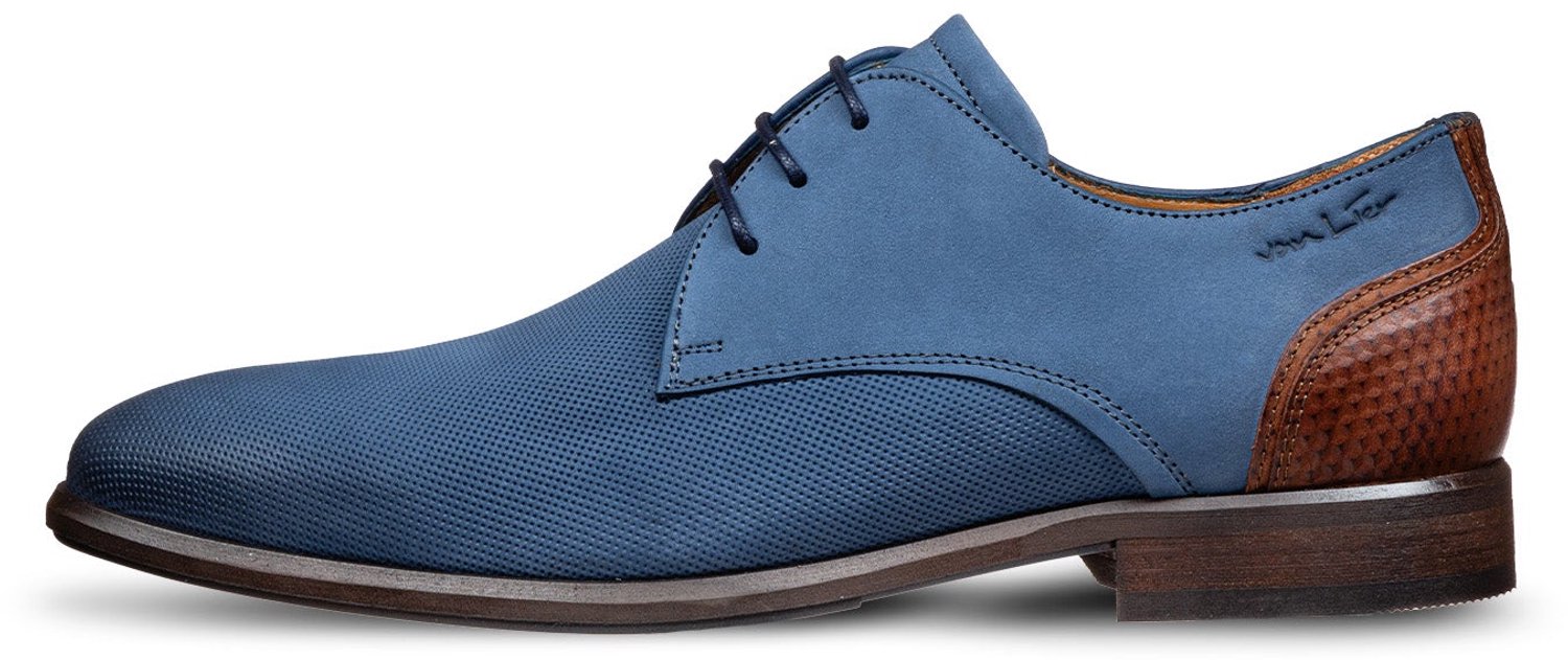 VANLIER - Heren Schoenen - Blauw - Maat 44