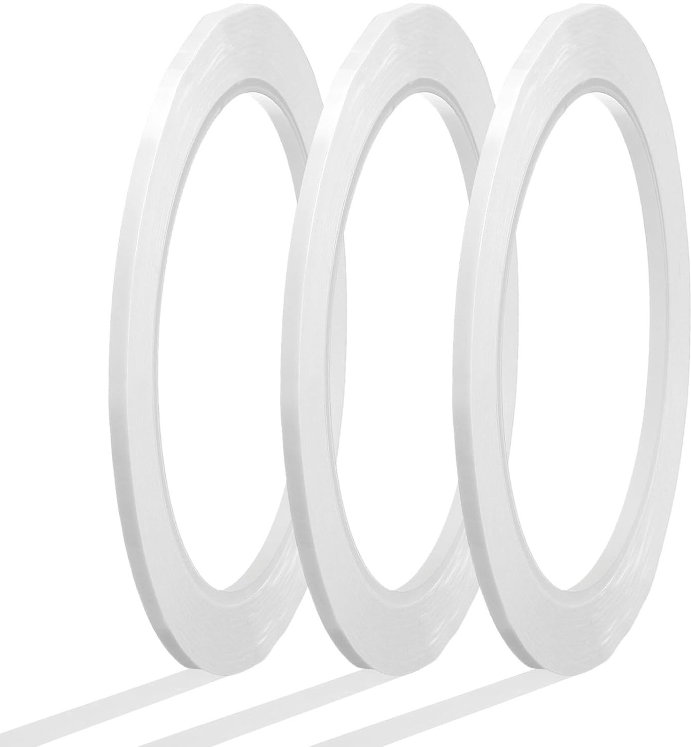 plakband voor whiteboard 3 mm x 66 m - dunne PET-grafische tape - waterdicht - voor presentaties en markering - 3 stuks - ServiceTopper