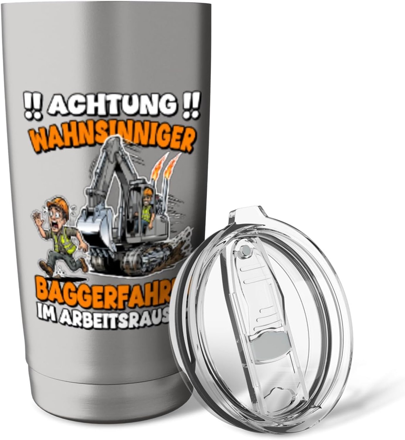 Thermobeker met dubbele wand, roestvrij staal
