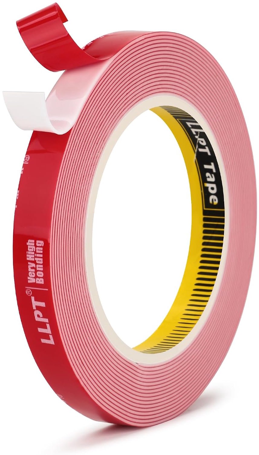 Dubbelzijdig plakband 13 mm x 5,5 m - waterdicht - hoge kleefkracht - ideaal voor decoraties - ServiceTopper