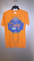 Heren T-Shirt - "Dutch King Size" - Koningsdag - Mt M