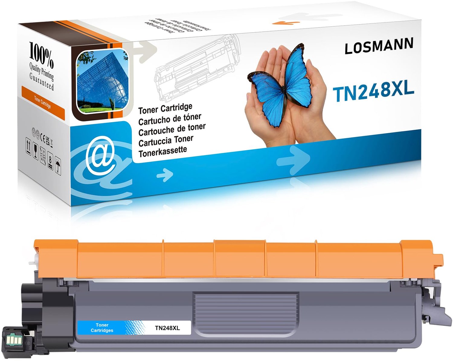 Compatibele Toner voor Diverse Brother Printers in Cyaan