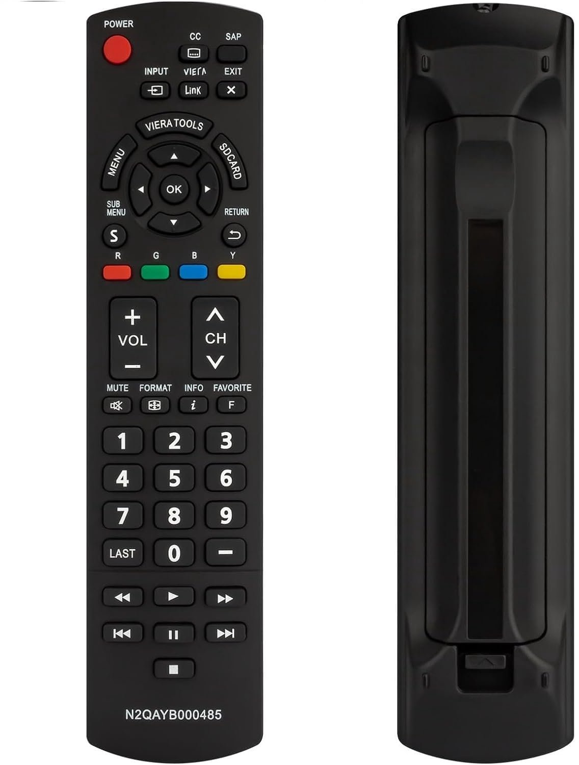 Universele Afstandsbediening voor Panasonic TV - Compatibel met Viera Modellen