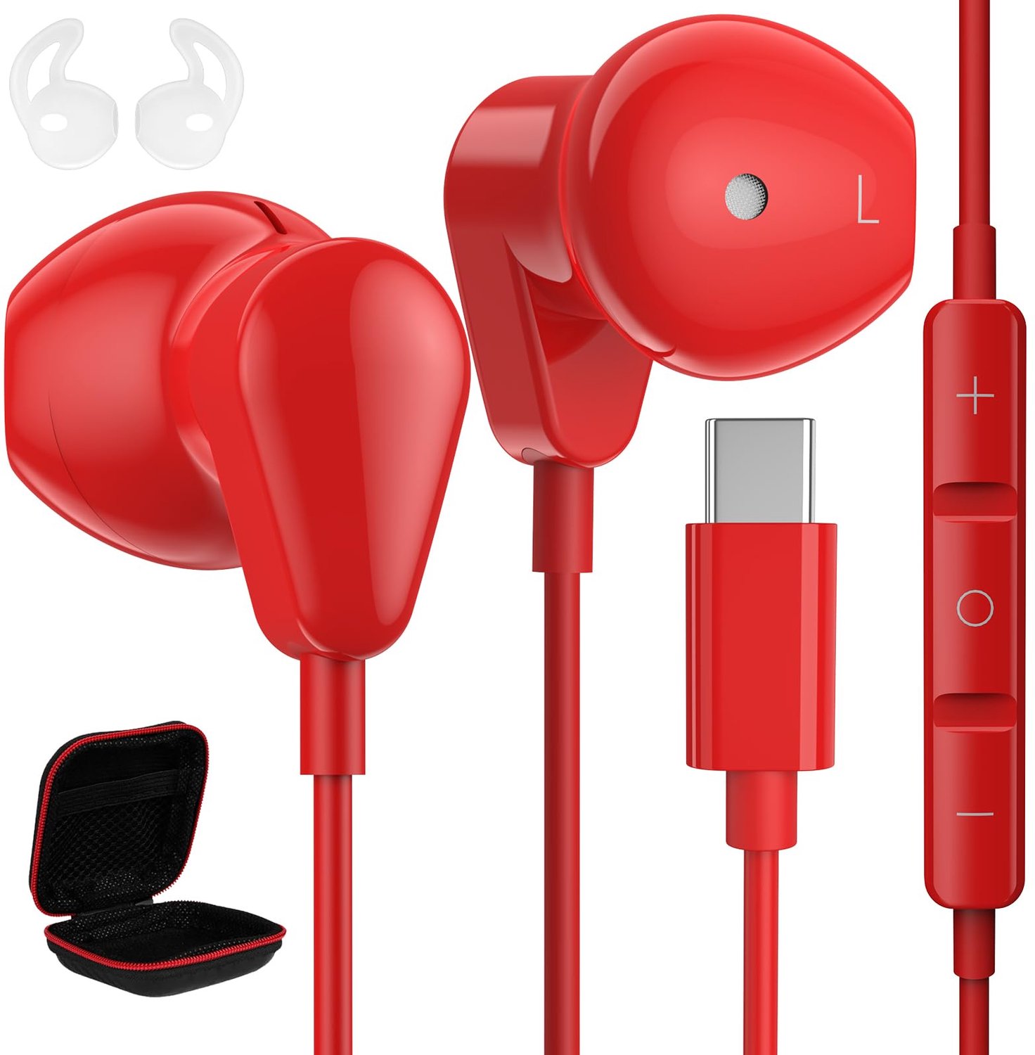 In-Ear USB-C Hoofdtelefoon met Microfoon