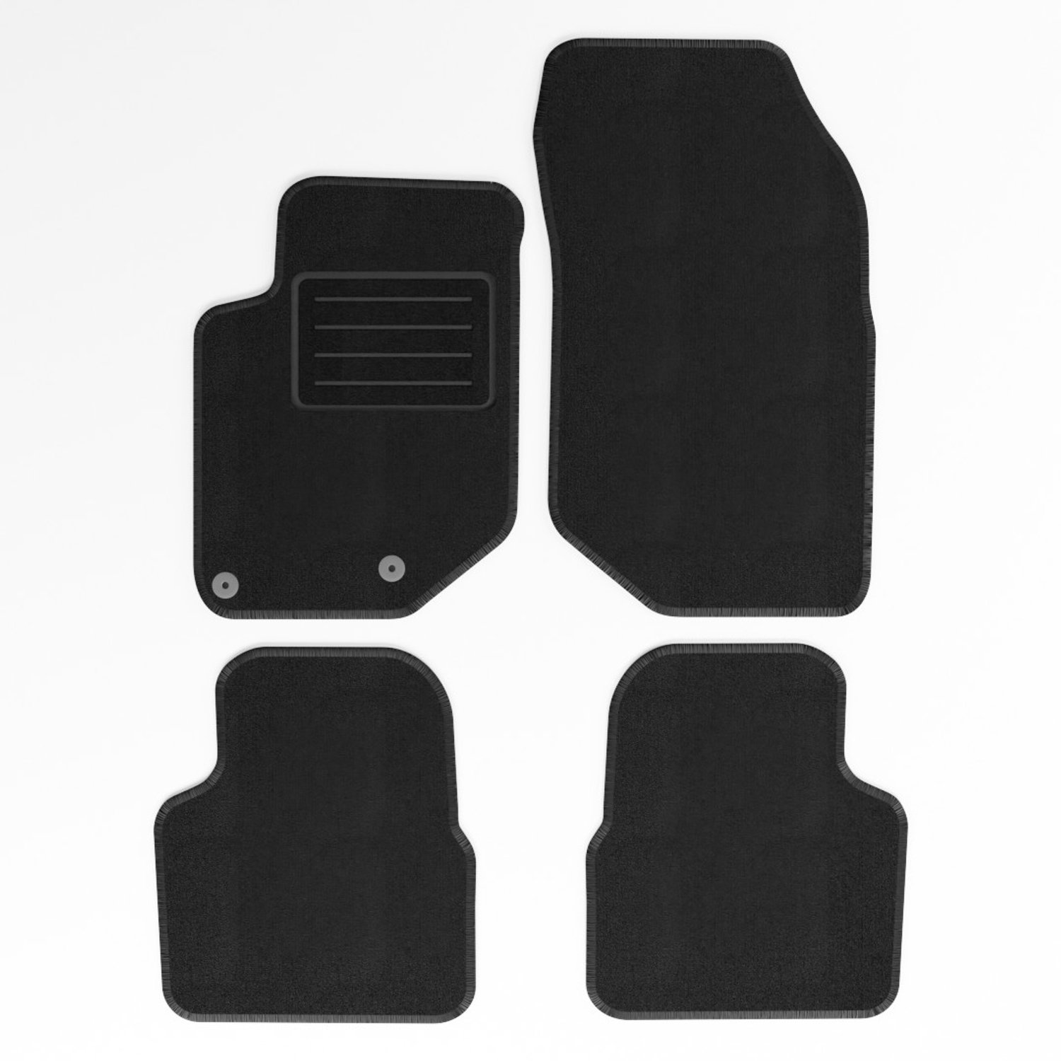 Mats4all | Naaldvilt automatten passend voor Peugeot 2008 2020-> (benzine) | Antislip | Met versterking | 4-delig | Automatten | Mattenset