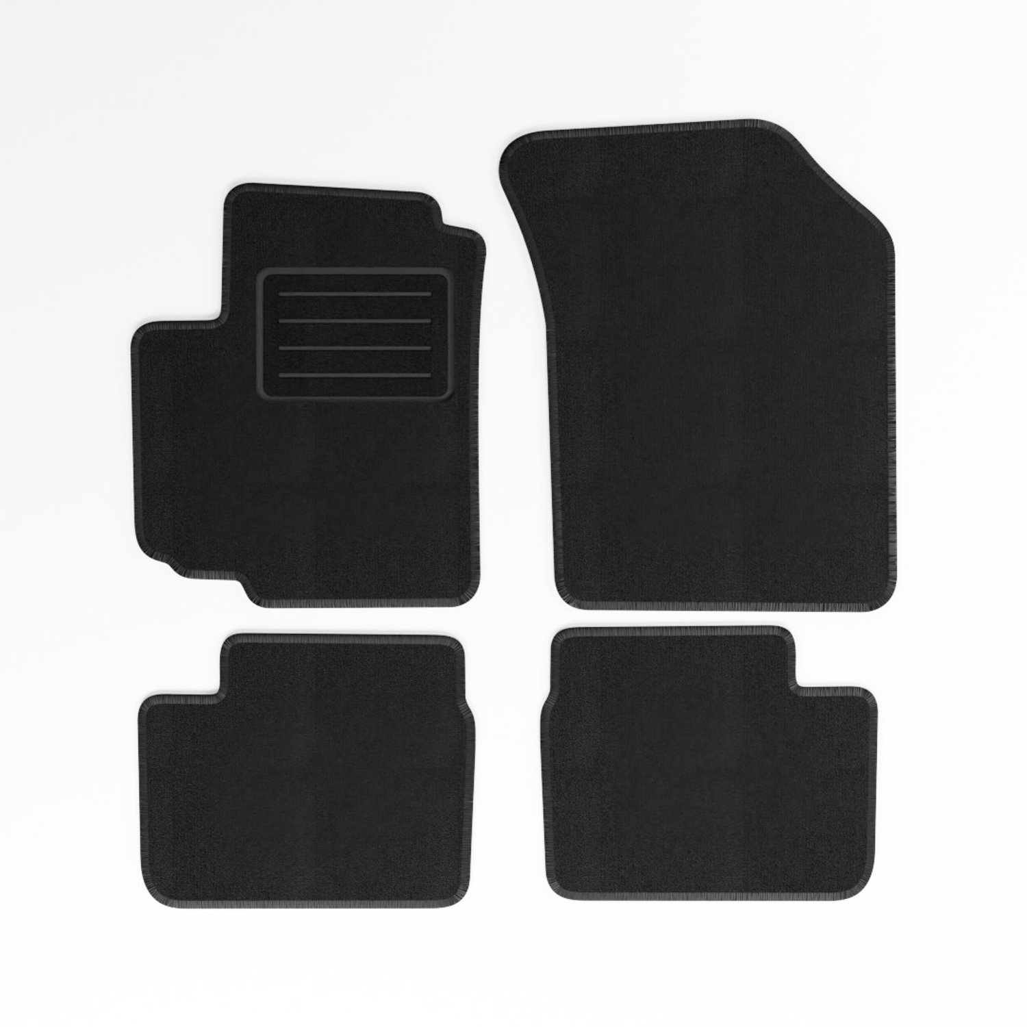Mats4all | Naaldvilt automatten passend voor Suzuki Swift 2010-2017 | Antislip | Met versterking | 4-delig | Automatten | Mattenset