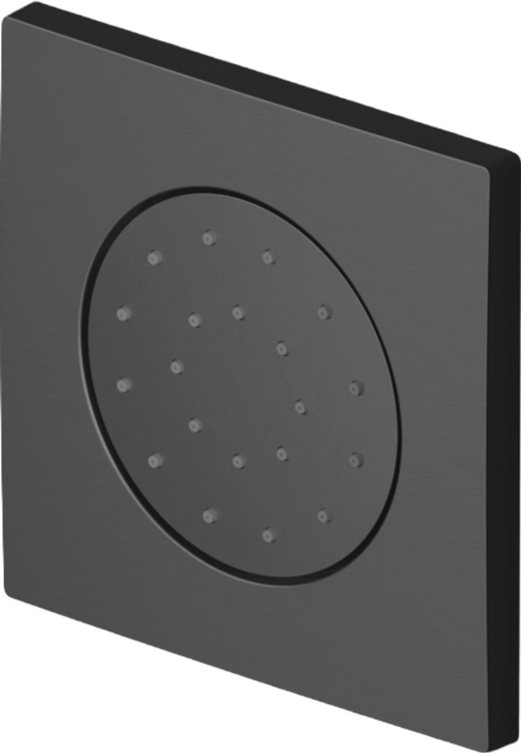 Hotbath Mate M135 inbouw bodyjet vierkant geborsteld zwart PVD