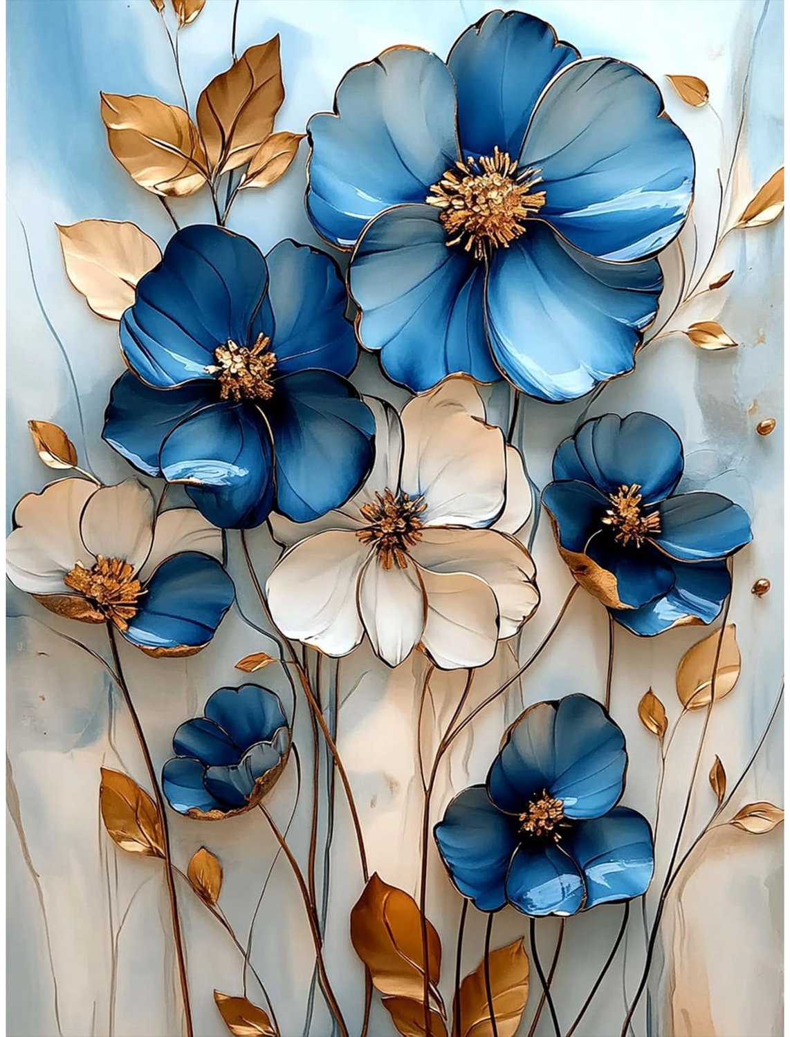 Schilderen op Nummer Set voor Volwassenen - Bloemen Thema