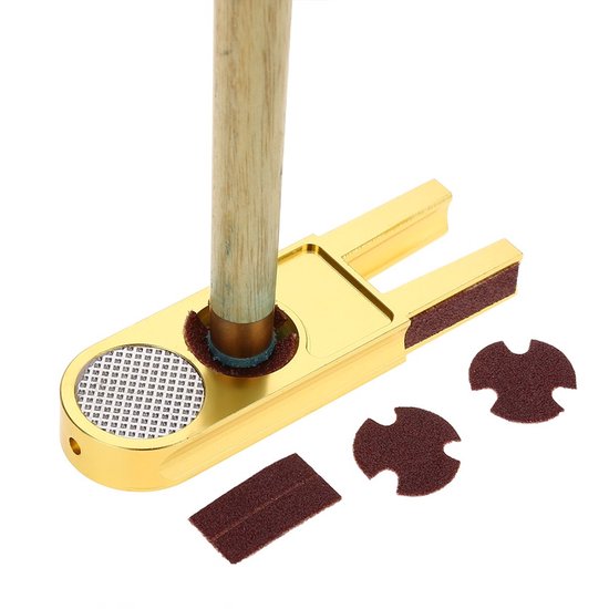 Snooker Pool Cue Tip Shaper - Multifunctionele Trimmer Tool - Sturdy en Duurzaam - Billiard Cue Tip Accessoire - Voor Snooker en Pool - U... — afbeelding 5