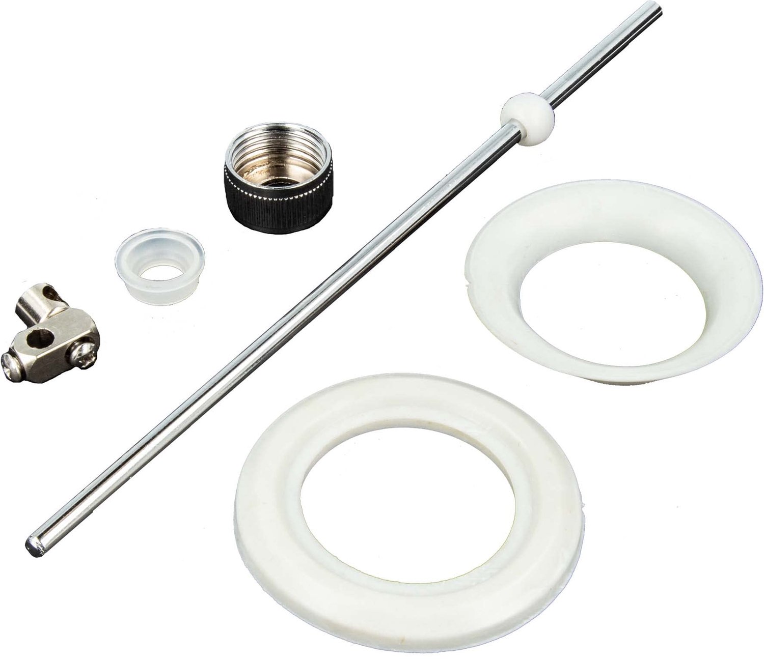 Eccentrische Afvoer Stang van Chroom Geplateerd Messing - 205 mm x Ø 5 mm
