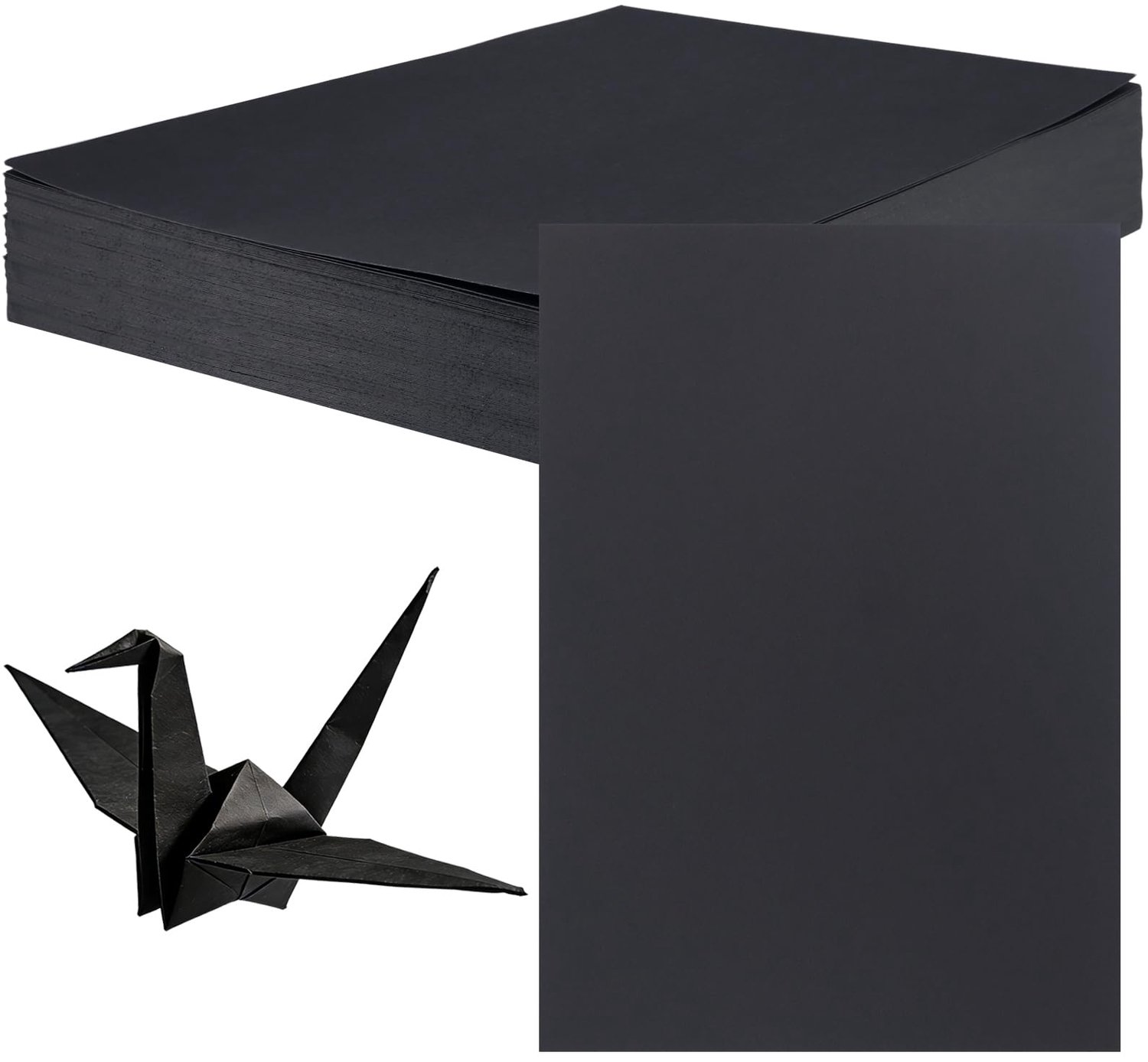 Set van 150 Zwarte A4 Kleurpapieren van 300 g/m²