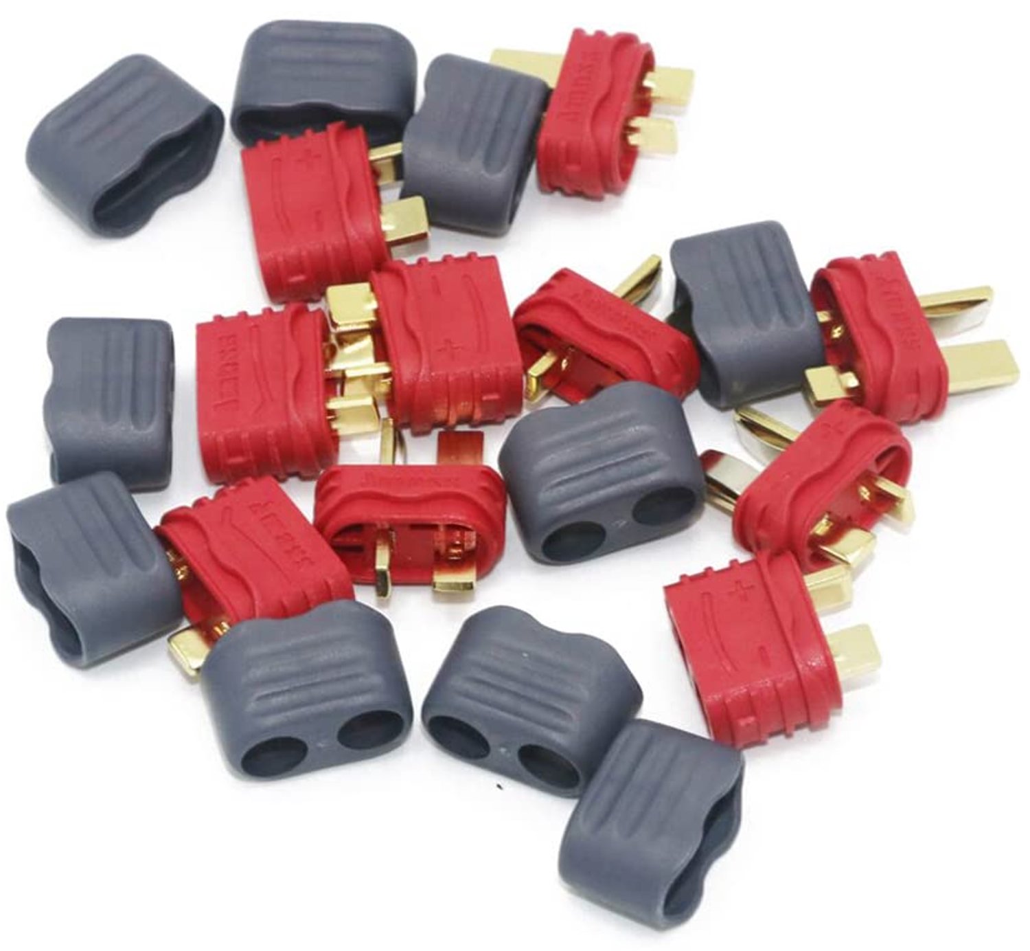 Dean's T-Plug Adapters met Warmte Krimp Tubes