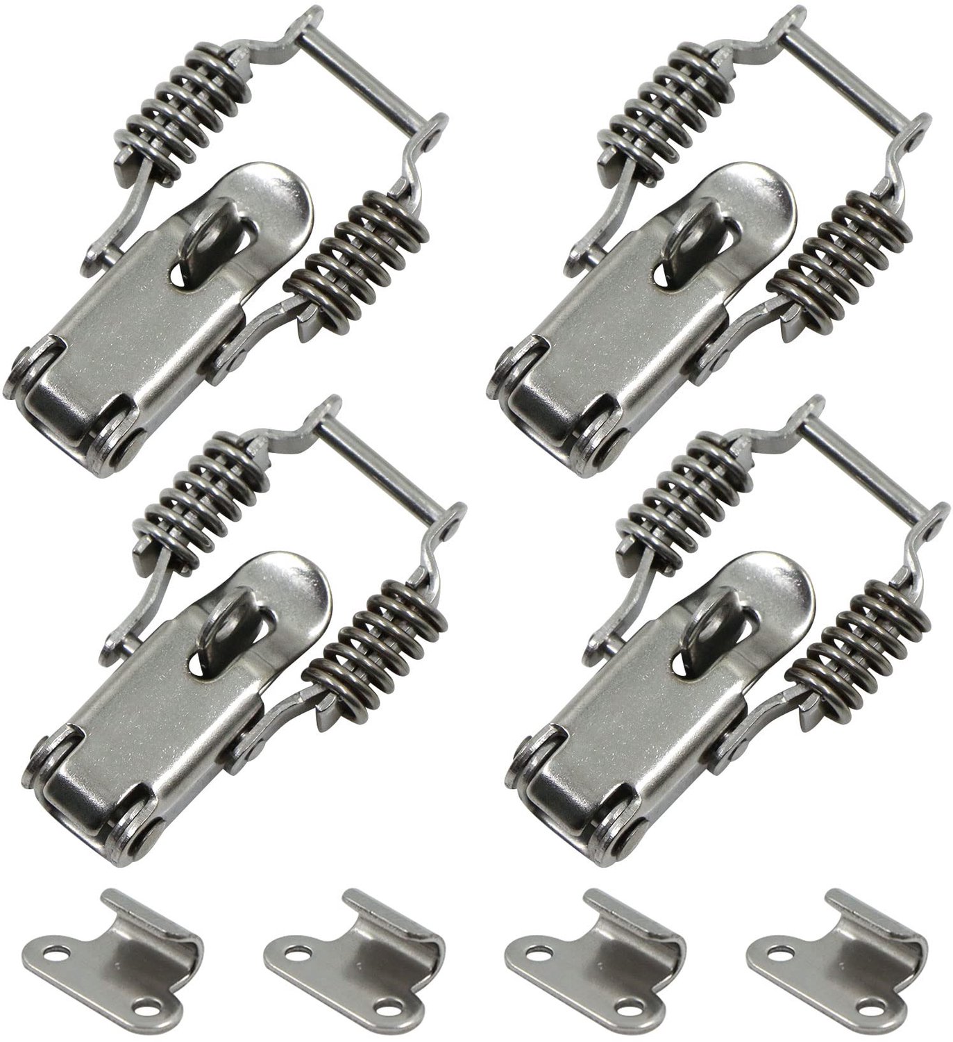 Set van 4 RVS Deursloten voor Meubels en Kasten
