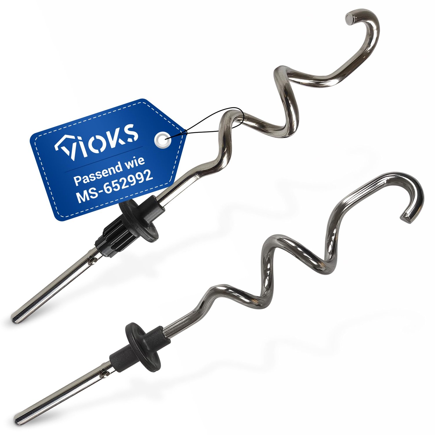 2 x Kneedhaken voor Handmixer