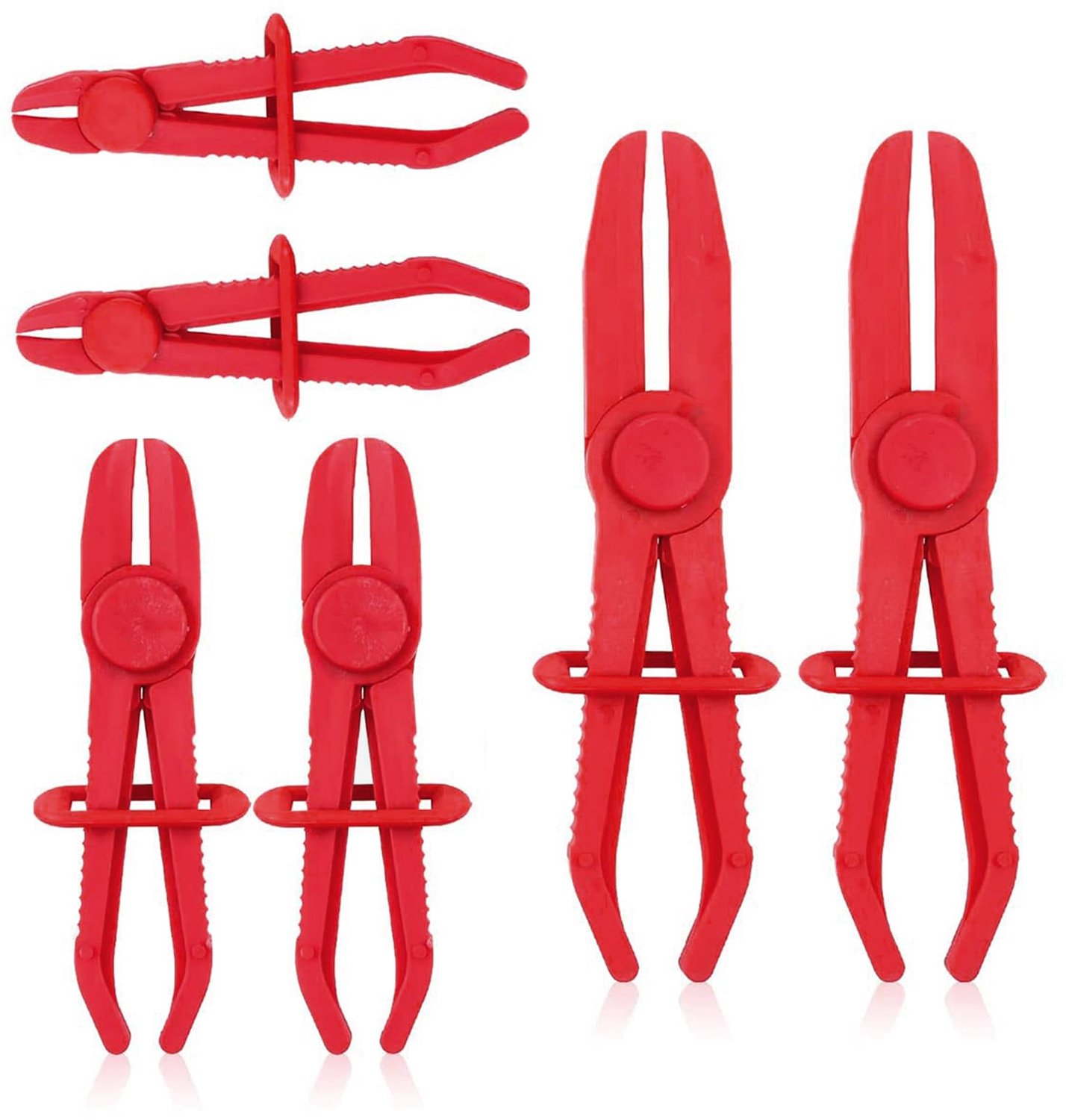 Set van 6 Slangenklemmen met Pliers in 3 Maten