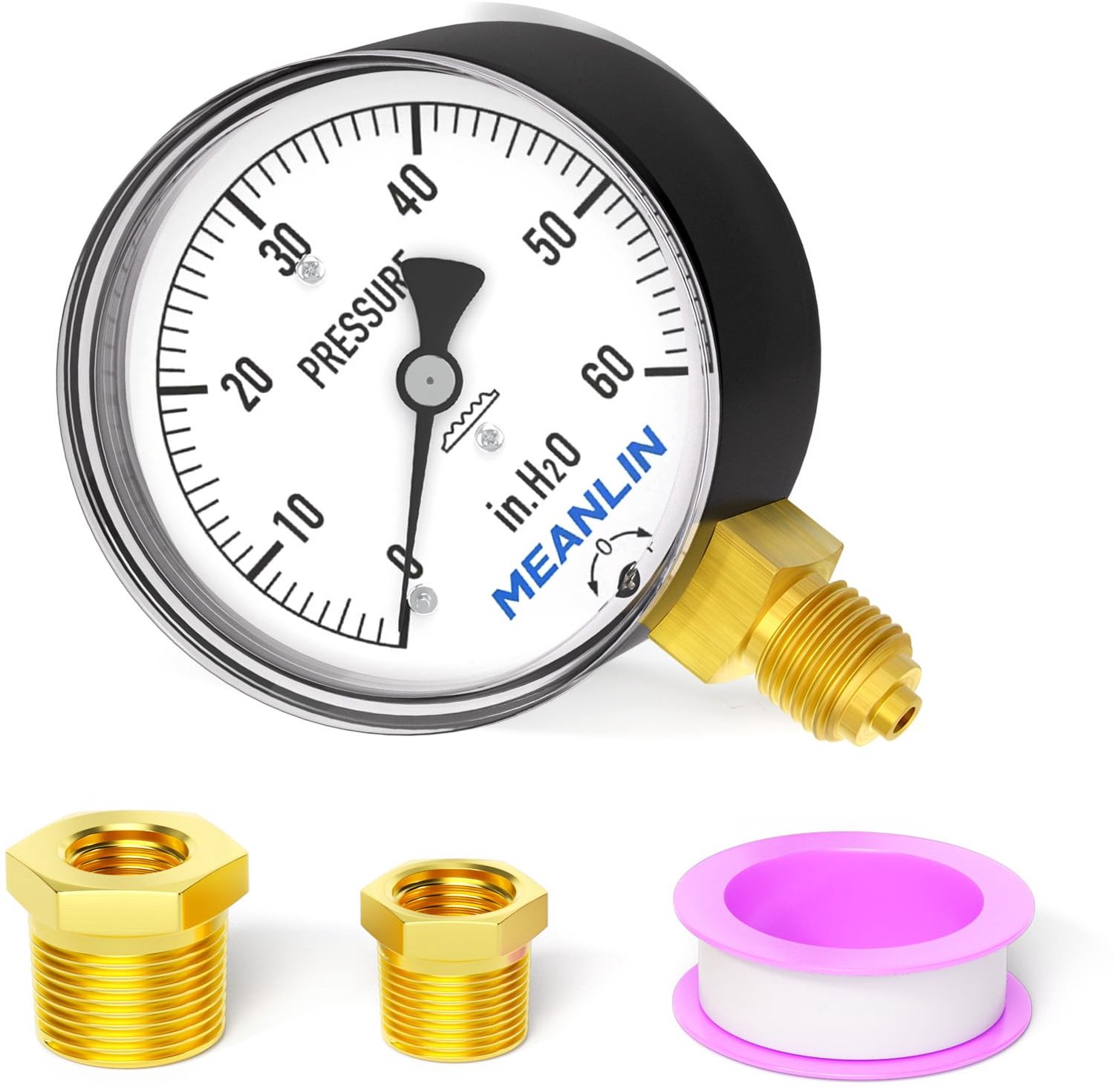 Lagedrukmanometer 0-60 in H2O met Membraancapsule