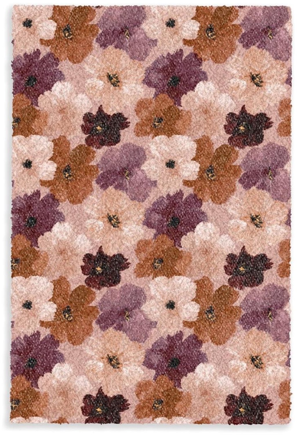 Schoonloopmat - Droogloopmat Binnen - Antislip-Bloemen-Flowers