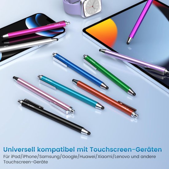 Set van 10 Capacitive Touchscreen Pennen met 20 Vervangtips — afbeelding 4