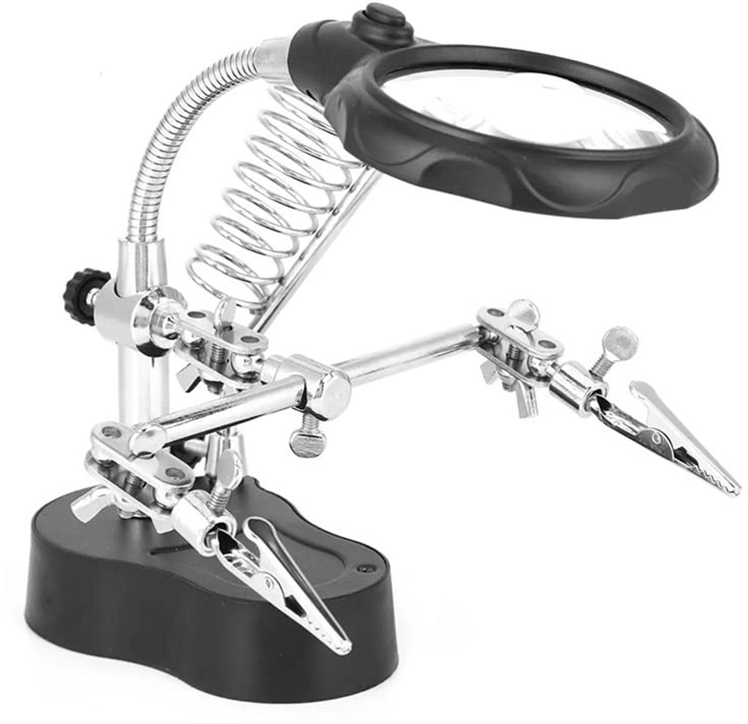 Soldering Station - Vergrootglas - LED Licht - Verstelbare Derde Hand - Voor Solderen - Professionele Tools - Handig voor Hobbyisten