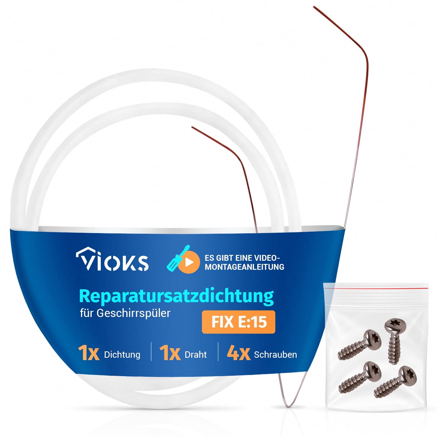 Reparatieset Pompafdichting voor Vaatwasser - Ø 182 mm