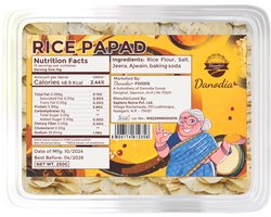 Rice Papad/Cracker - 250 g - Low-Fat en Gluten-Free