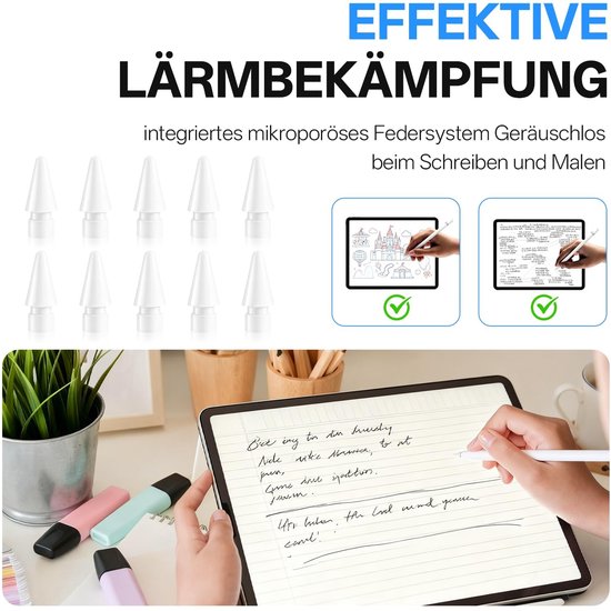 Set van 10 Vervangende Tips voor Capacitive Stylus Pen — afbeelding 3