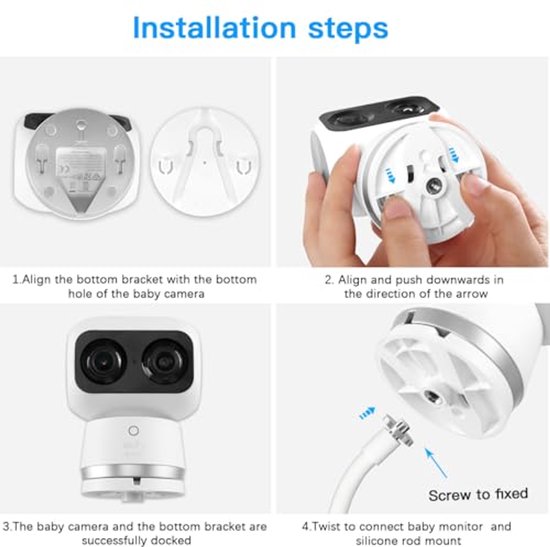 Camera Mount voor eufy Security Indoor Cam S350 - Zwart — afbeelding 4