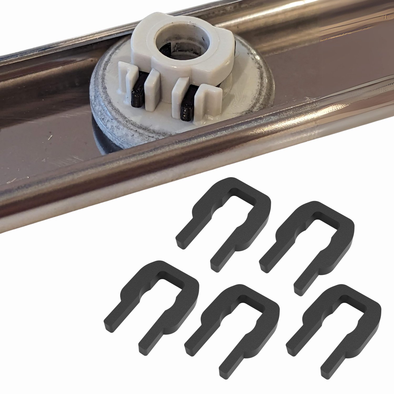 Set van 5 Vervangclips voor Besteklade - Geschikt voor Miele G305 G3xx