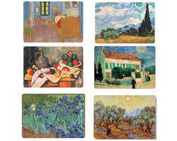 Cartexpo Placemat Set van 6 - Kunst aan je Eettafel