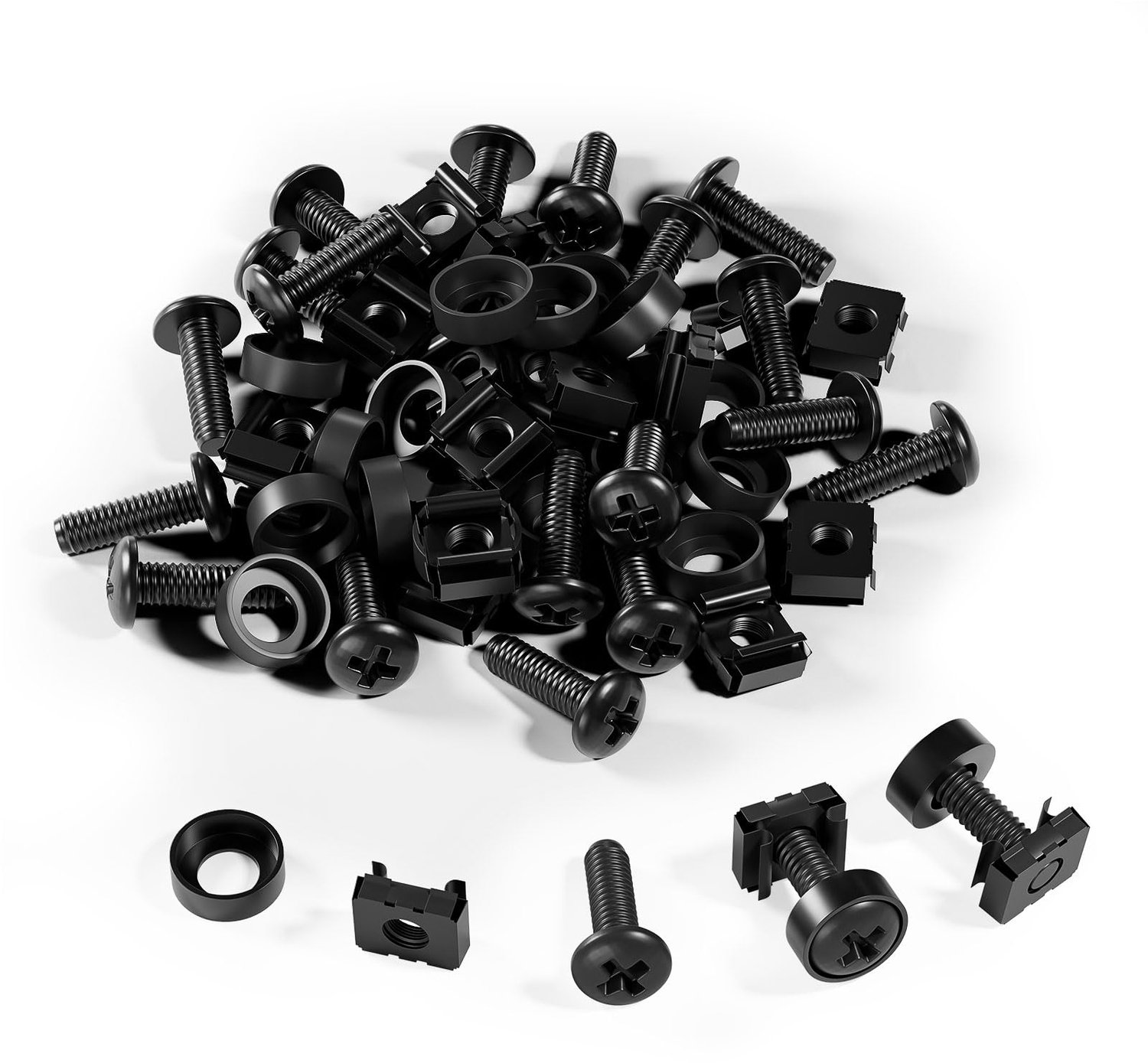 Set van 20 M6 Cage Nuts voor Servermontage