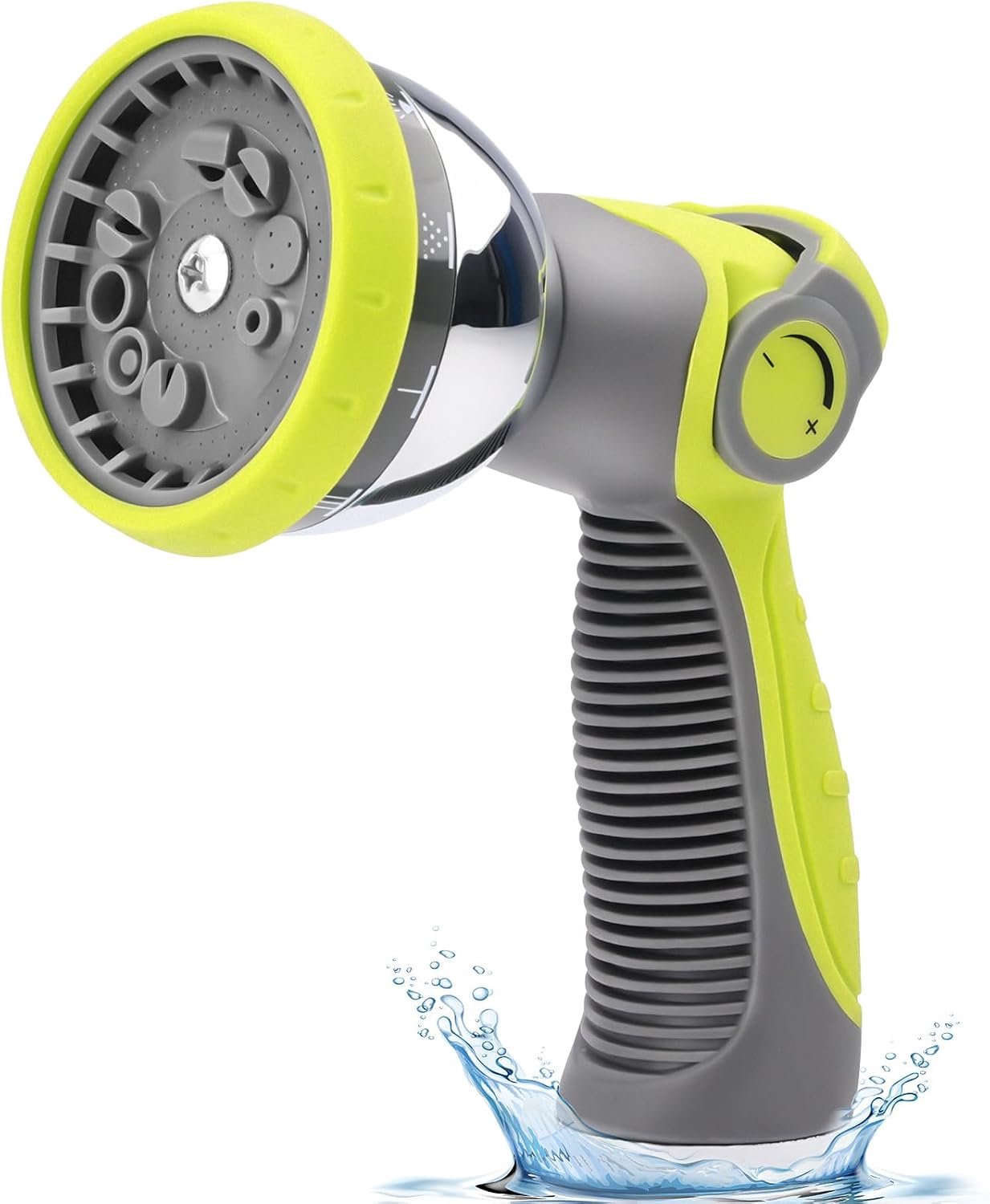 Slangspuitpistool met 10 sproeipatronen - stroomregeling - ideaal voor tuinonderhoud - ServiceTopper