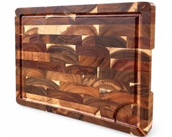 NARA Acacia houten snijplank extra dik - Snijplank hout - serveerplank - keukenplank - tapasplank - borrelplank