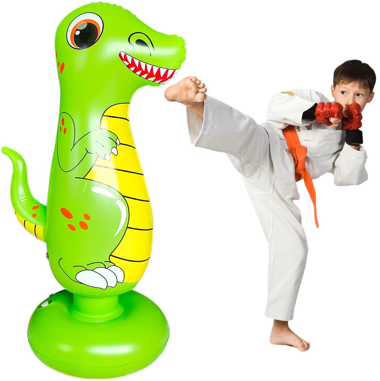 Inflatable Bokszak voor Kinderen en Spelletjes