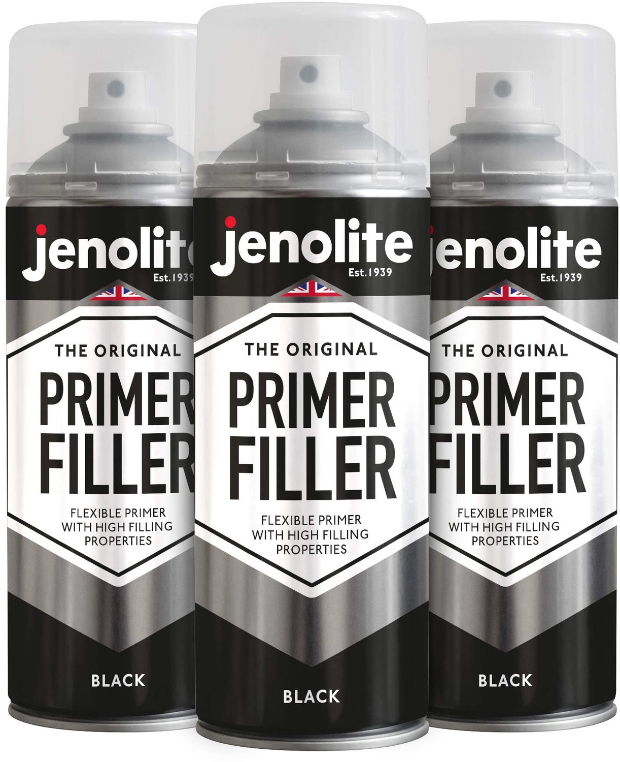 Primer Filler Sprayverf voor een Glad Afwerking - 3 x 400 ml