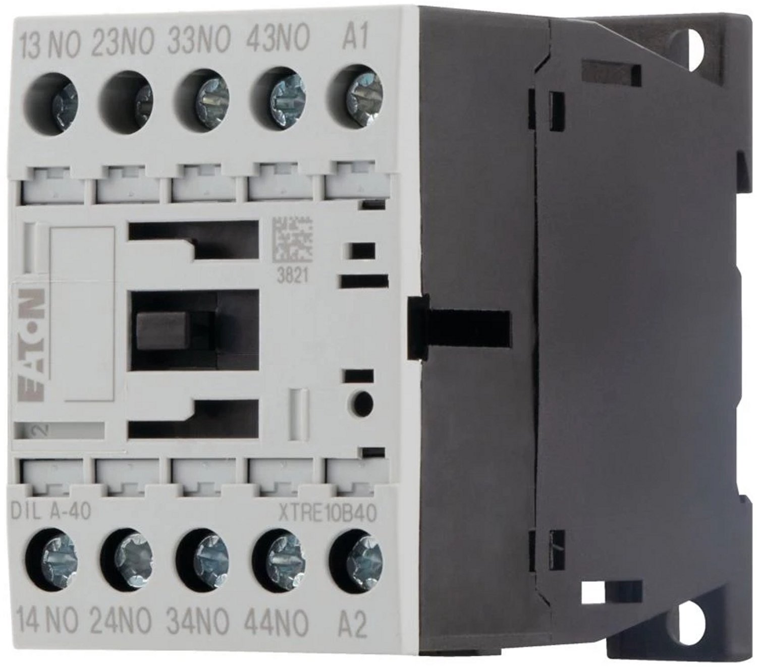 Eaton Hulpcontactor, 12 V DC, 4 maakcontacten, schroefklemmen, gelijkstroombediening, 276343