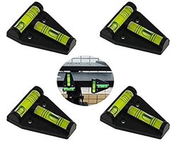 T-niveau met magnetische functie - 4 stuks zwart
