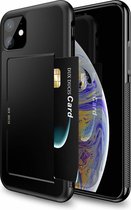 Dux Ducis - iPhone 11 Pro hoesje - Pocard Series - Back Cover - Zwart