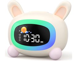 SnelShoppen - Kinderwekkers voor een vrolijke start - LIORQUE Alarm klok met LED verlichting, snooze functie, schattige ontwerpen in verschillende kle