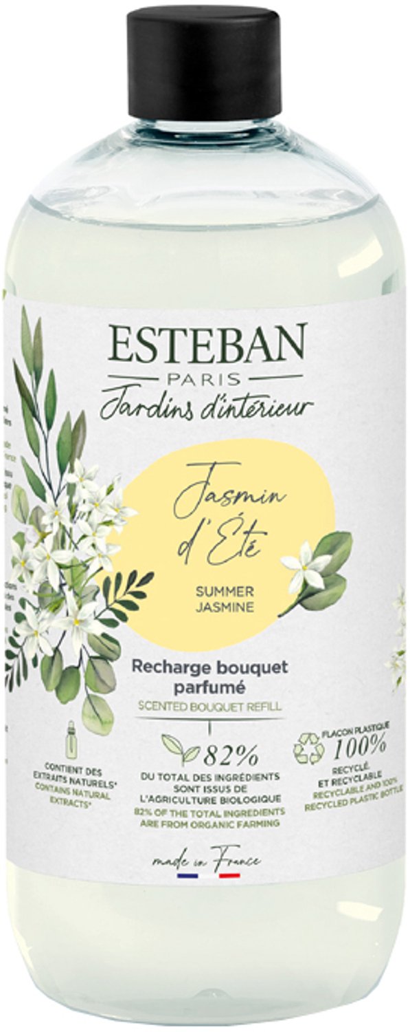 Esteban Jardins d'Intérieur Jasmin d'Été geurstokjes 500 ml navulling