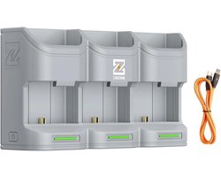ZGCINE PC3-LPE6 PD snellaadhoes met 3 sleuven voor Canon LP-E6/E6N/E6NH/E6P batterijen, compatibel met 5D Mark - ShopVlot