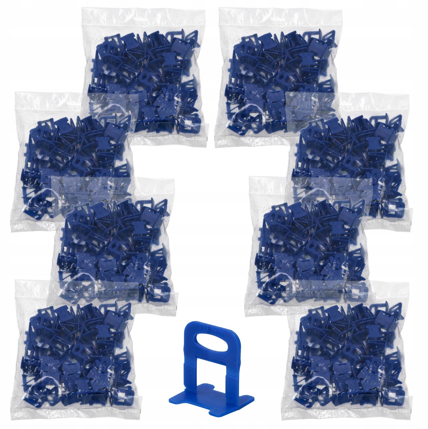 800x Tegelnivelleringsclips 1,5 mm - Perfecte Tegelplaatsing