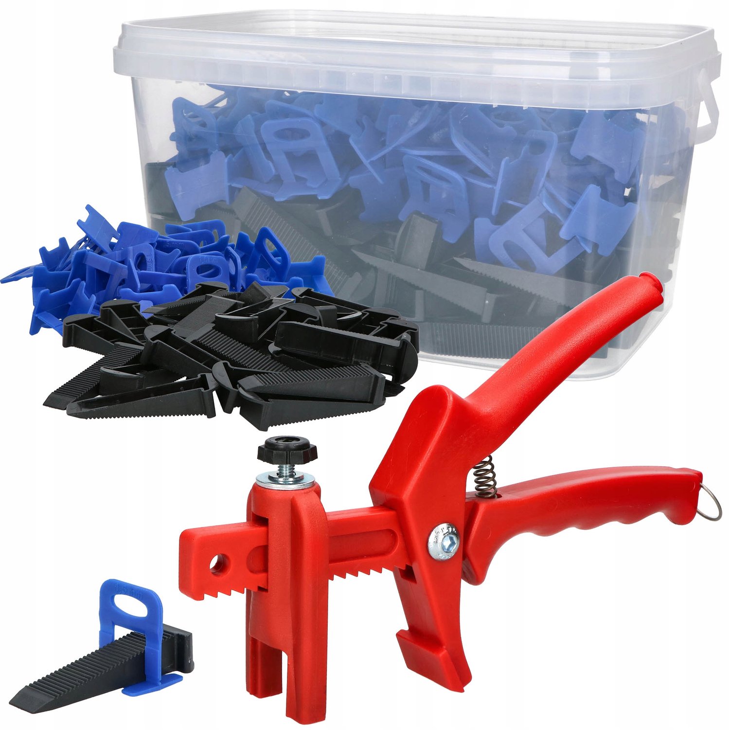 Tegels nivelleringssysteem: Klemmen, 100 Wiggen & 200 Clips 1,5mm