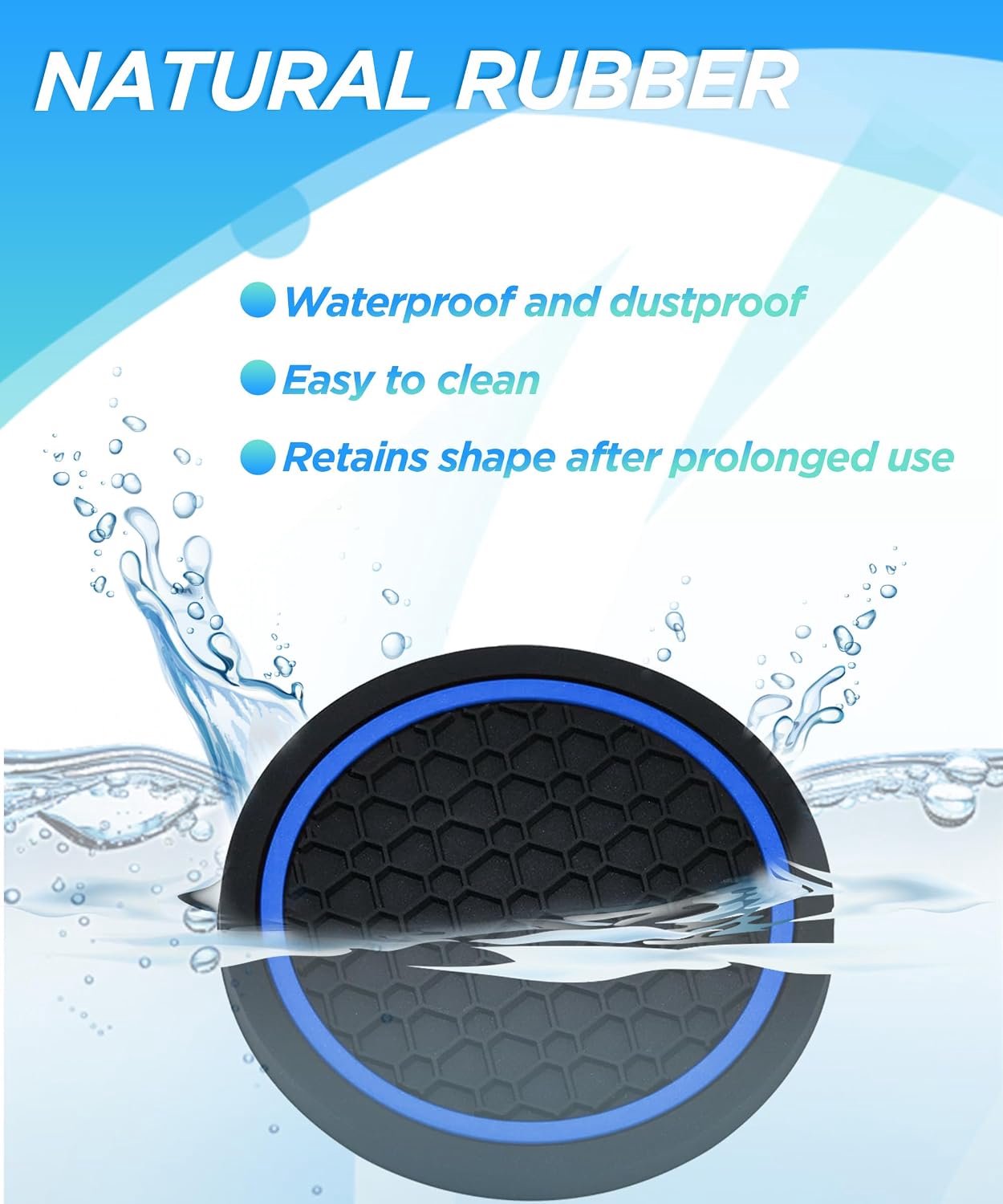 2 Pcs Universal Car Removers, Non-Slip Car Coasters, Silicone Cup Holder, Car Accessories Suitable for Most Cars, SUVs - ShopVlot