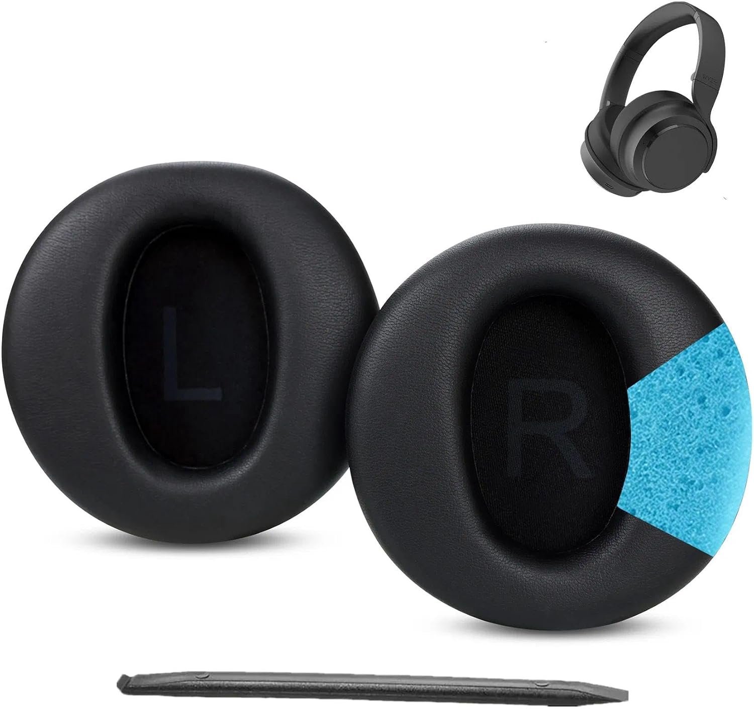 Oorkussens vervangende kussens voor Wyze Noise Cancelling Over Ear Headsets - ShopVlot