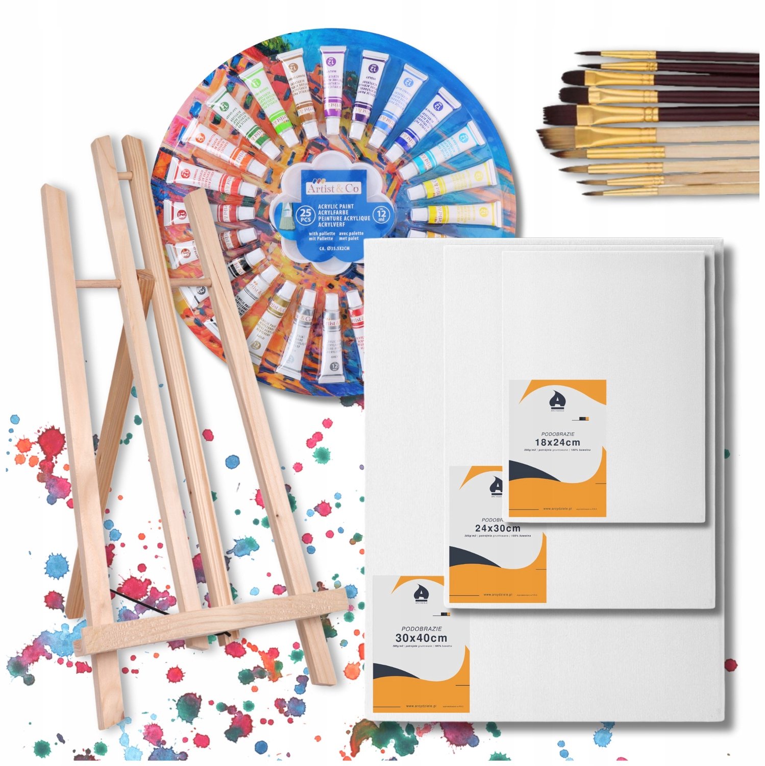 Compleet Schildersezel en Schilderset voor Kinderen en Beginners