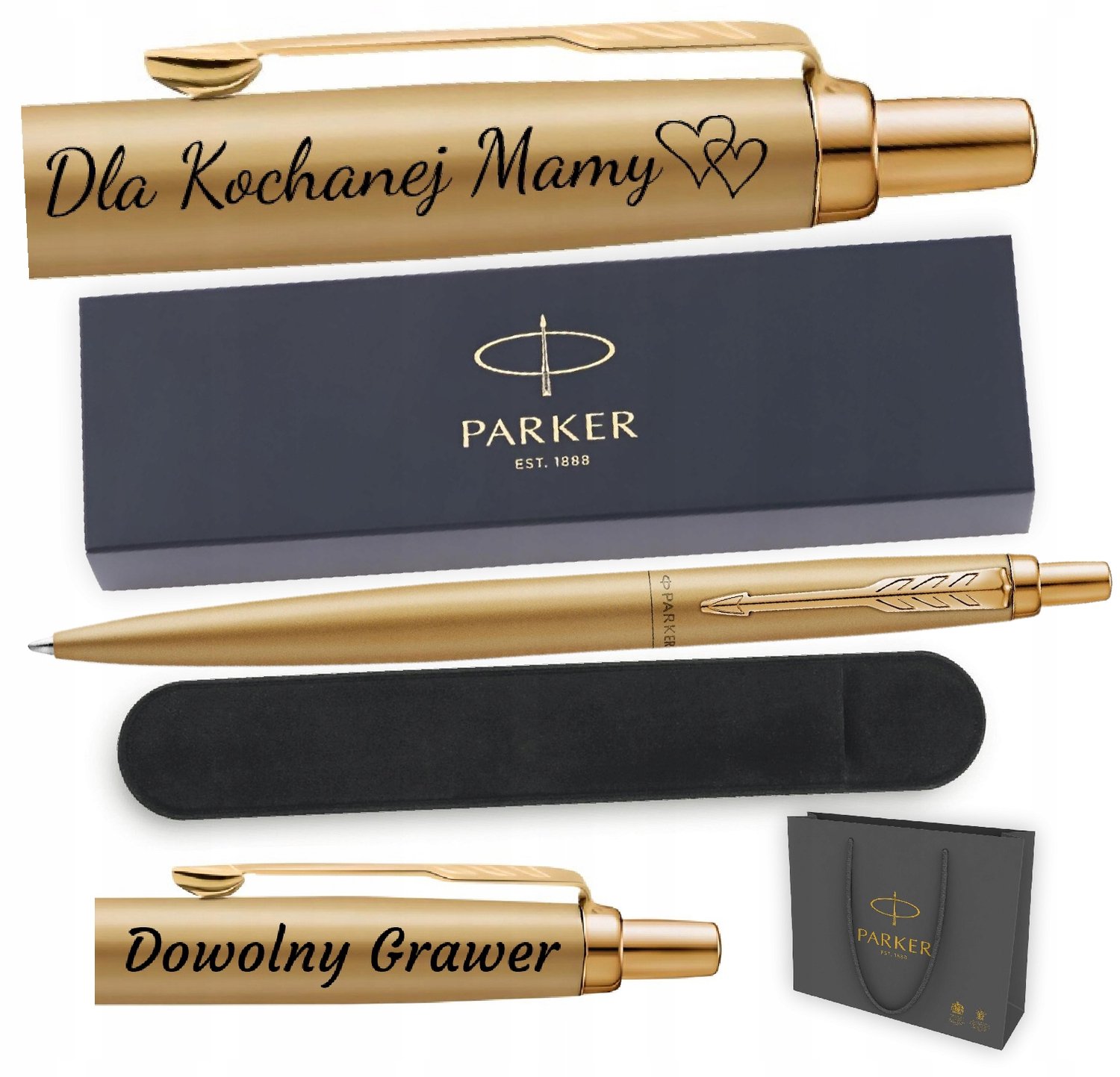 Parker Jotter XL Goud met Gravure & Etui - Luxe Cadeau